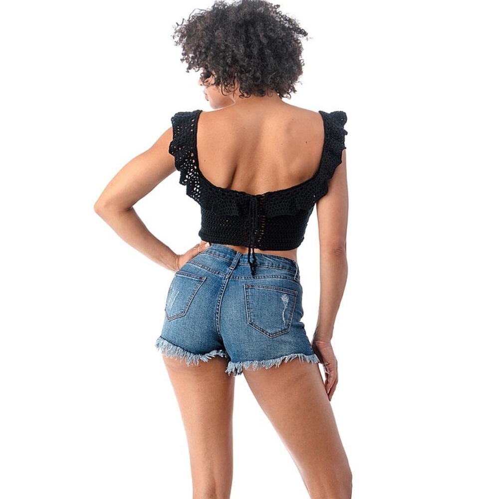 Fashion top,Summer Perfect Crochet Top, 🤩 - Picture 5 of 9